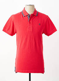 Polo coupe cintrée manches courtes rouge HARPER&FLINT homme