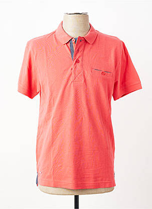 Polo coupe droite manches courtes rose HARPER&FLINT homme