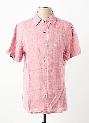 Chemise manches courtes coupe droite rouge WHITE STUFF homme