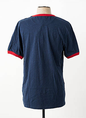 T-shirt coupe droite manches courtes bleu LE VIEUX GAULOIS homme