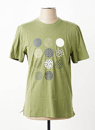 T-shirt coupe droite manches courtes vert WHITE STUFF homme