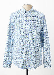 Chemise manches longues imprimé fantaisie bleu CARLOS CORDOBA homme