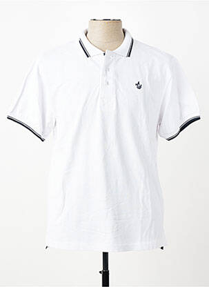 Polo coupe droite manches courtes blanc HARPER&FLINT homme