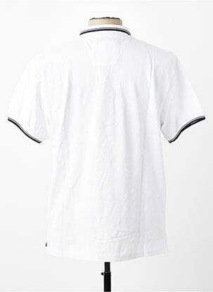 Polo coupe droite manches courtes blanc HARPER&FLINT homme