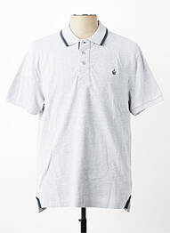 Polo coupe droite manches courtes gris HARPER&FLINT homme
