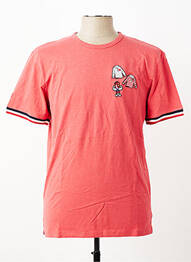 T-shirt broderie manches courtes rouge SPORTS D'EPOQUE homme