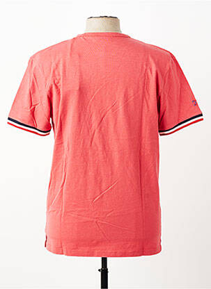 T-shirt broderie manches courtes rouge SPORTS D'EPOQUE homme
