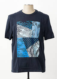 T-shirt coupe droite manches courtes bleu WHITE STUFF homme