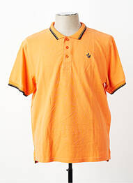 Polo coupe droite manches courtes orange HARPER&FLINT homme