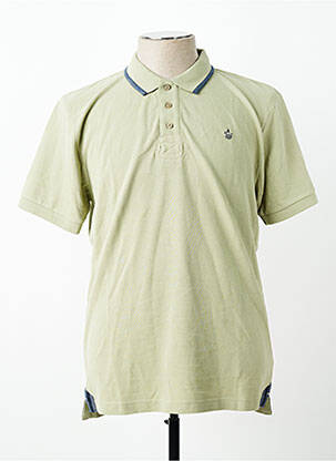 Polo coupe droite manches courtes vert HARPER&FLINT homme