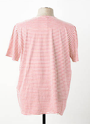 T-shirt coupe droite manches courtes rouge POU NOU homme