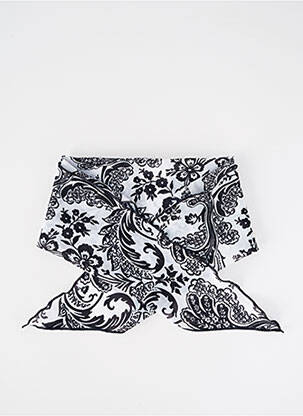 Foulard imprimé fantaisie noir ANTIGEL femme