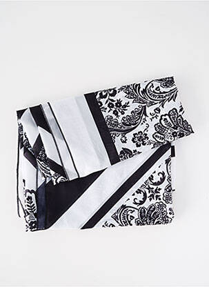 Foulard imprimé fantaisie noir ANTIGEL femme