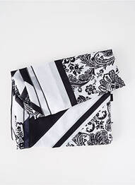 Foulard imprimé fantaisie noir ANTIGEL femme
