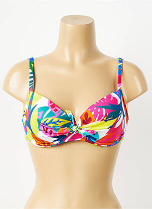 Haut de maillot de bain haut soutien-gorge moulé haut soutien-gorge moulé rose ANTIGEL femme