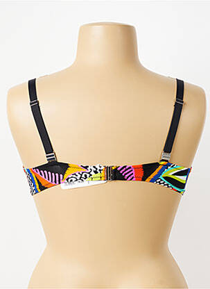 Haut de maillot de bain haut soutien-gorge emboitant haut soutien-gorge emboitant noir ANTIGEL femme