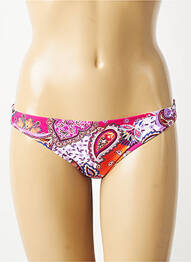 Bas de maillot de bain effet matière satinée culotte rose ANTIGEL femme