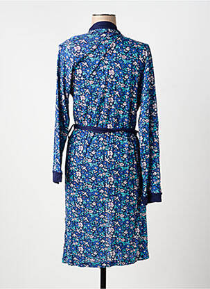Robe de chambre tissage jersey bleu NAF NAF femme