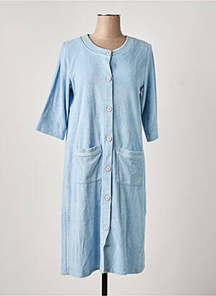 Peignoir stretch bleu CANAT femme