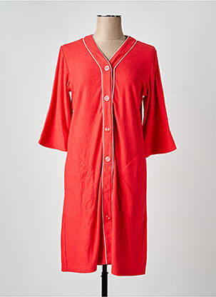 Peignoir stretch rouge CANAT femme