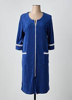 Peignoir stretch bleu CANAT femme
