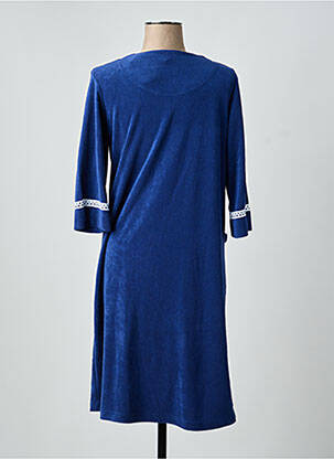 Peignoir stretch bleu CANAT femme