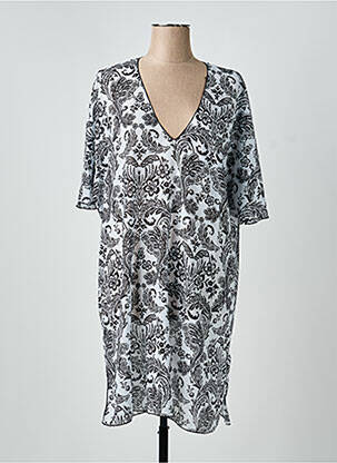 Robe de plage coupe fluide noir ANTIGEL femme