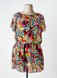 Robe de plage fermeture liens à nouer rouge ANTIGEL femme