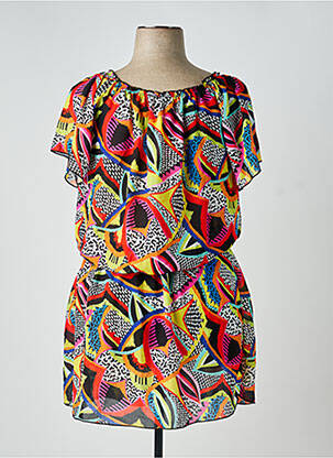 Robe de plage fermeture liens à nouer rouge ANTIGEL femme