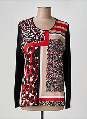 Blouse col rond manches longues noir DIANE LAURY femme