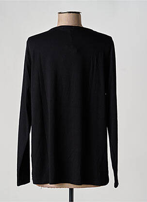 Blouse col rond manches longues noir DIANE LAURY femme