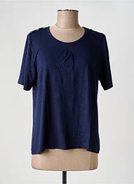 Top manches courtes manches courtes bleu GRIFFON femme