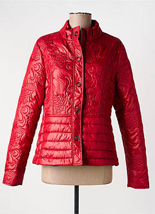 Doudoune poches sans capuche rouge REVER MILE femme