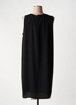 Robe mi-longue sans manche sans manche noir TELMAIL femme