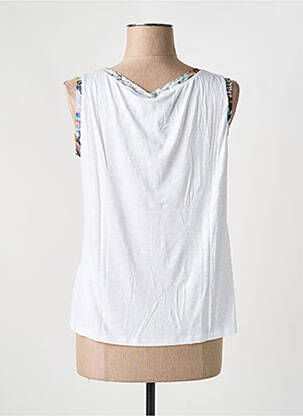 Top sans manche sans manche blanc TELMAIL femme
