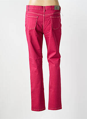 Pantalon slim tissage popeline taille normale rose WALTRON femme