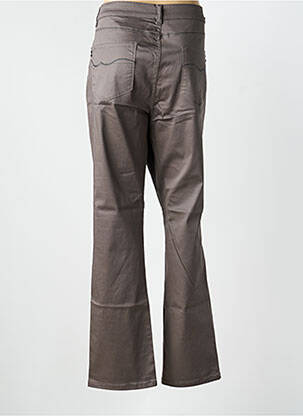 Pantalon droit stretch taille normale marron DIANE LAURY femme