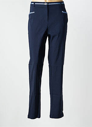 Pantalon droit stretch taille normale bleu TELMAIL femme