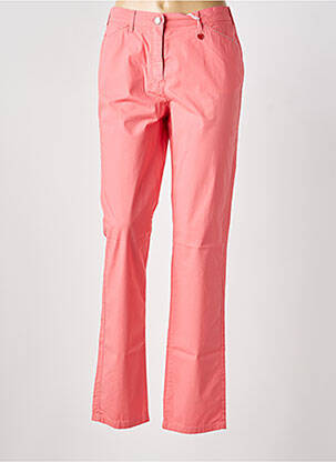 Pantalon droit stretch taille normale orange TONI femme