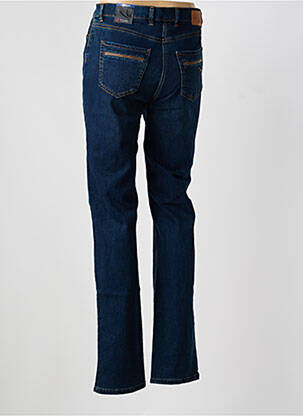 Jeans coupe droite stretch taille normale bleu TONI femme