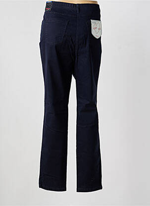 Pantalon droit stretch taille normale bleu TONI femme