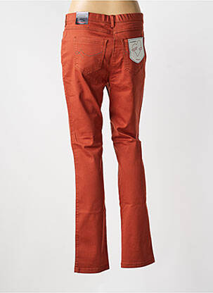 Pantalon droit stretch taille normale marron TONI femme