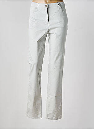 Pantalon droit stretch taille normale gris TONI femme