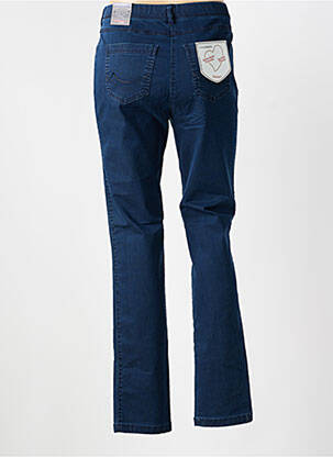 Jeans coupe droite stretch taille normale bleu TONI femme