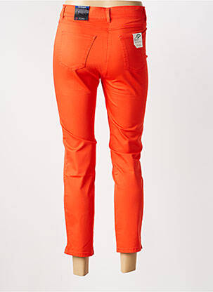 Pantalon 7/8 stretch taille normale orange TONI femme