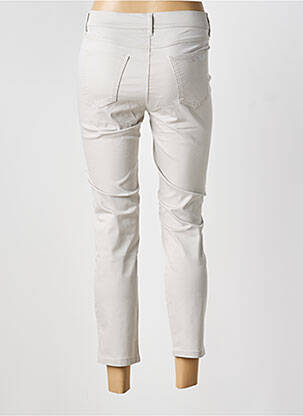 Pantalon 7/8 stretch taille normale beige TONI femme