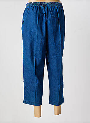 Pantacourt stretch taille normale bleu PLURIELLES femme