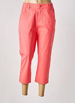 Pantacourt coupe droite taille normale orange GRIFFON femme