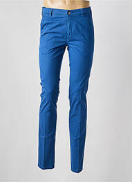 Pantalon chino stretch taille normale bleu MEYER homme