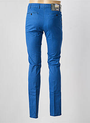 Pantalon chino stretch taille normale bleu MEYER homme